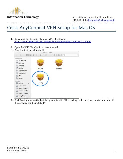 cisco anyconnect vpn client for mac download